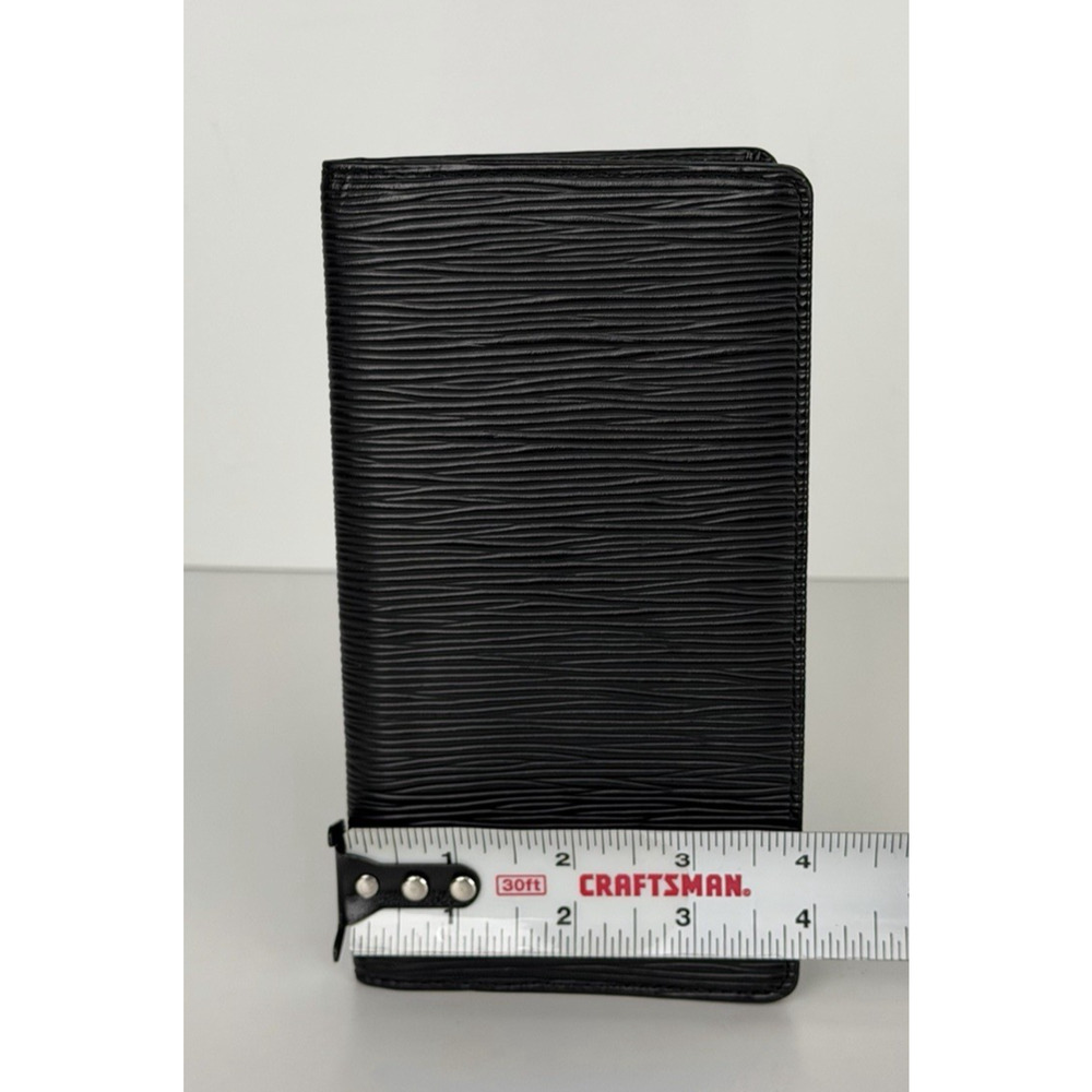 Louis Vuitton Brazza Vintage Long Wallet in Black Epi Leather - Picture 10 of 13